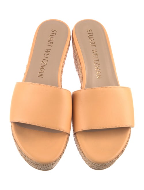 Stuart Weitzman Leather Slides
