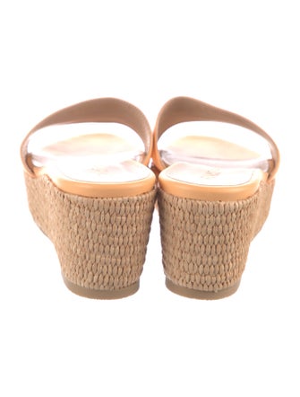 Stuart Weitzman Leather Slides