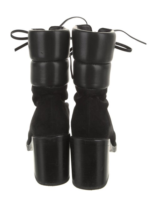 Stuart Weitzman Suede Lace-Up Boots