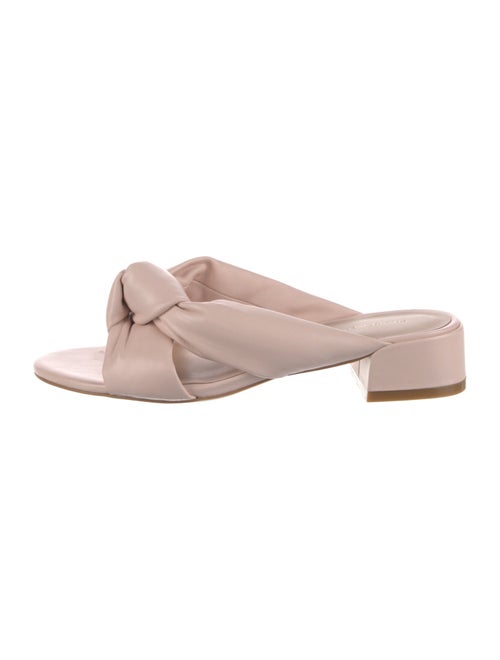 Stuart Weitzman Leather Slides