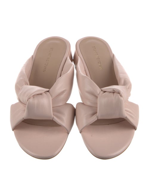 Stuart Weitzman Leather Slides