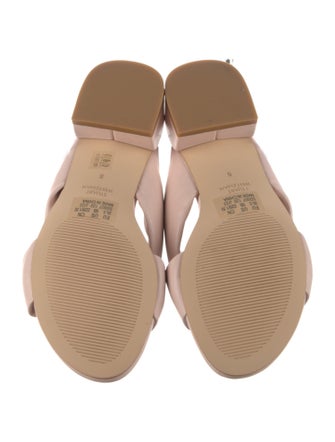 Stuart Weitzman Leather Slides