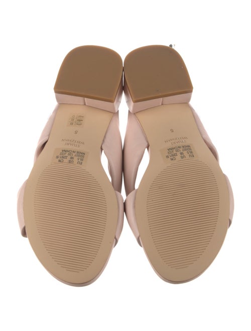 Stuart Weitzman Leather Slides
