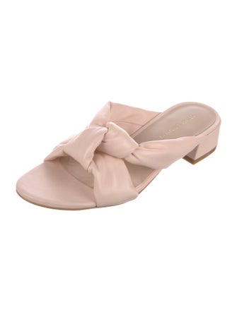 Stuart Weitzman Leather Slides