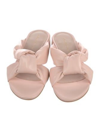 Stuart Weitzman Leather Slides