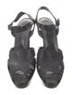 Stuart Weitzman Leather Studded Accents T-Strap Sandals