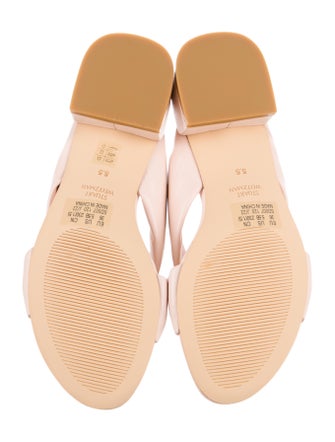 Stuart Weitzman Leather Slides