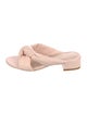 Stuart Weitzman Leather Slides