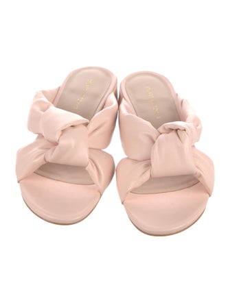 Stuart Weitzman Leather Slides