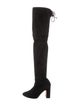 Stuart Weitzman Suede Sock Boots