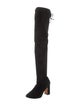 Stuart Weitzman Suede Sock Boots