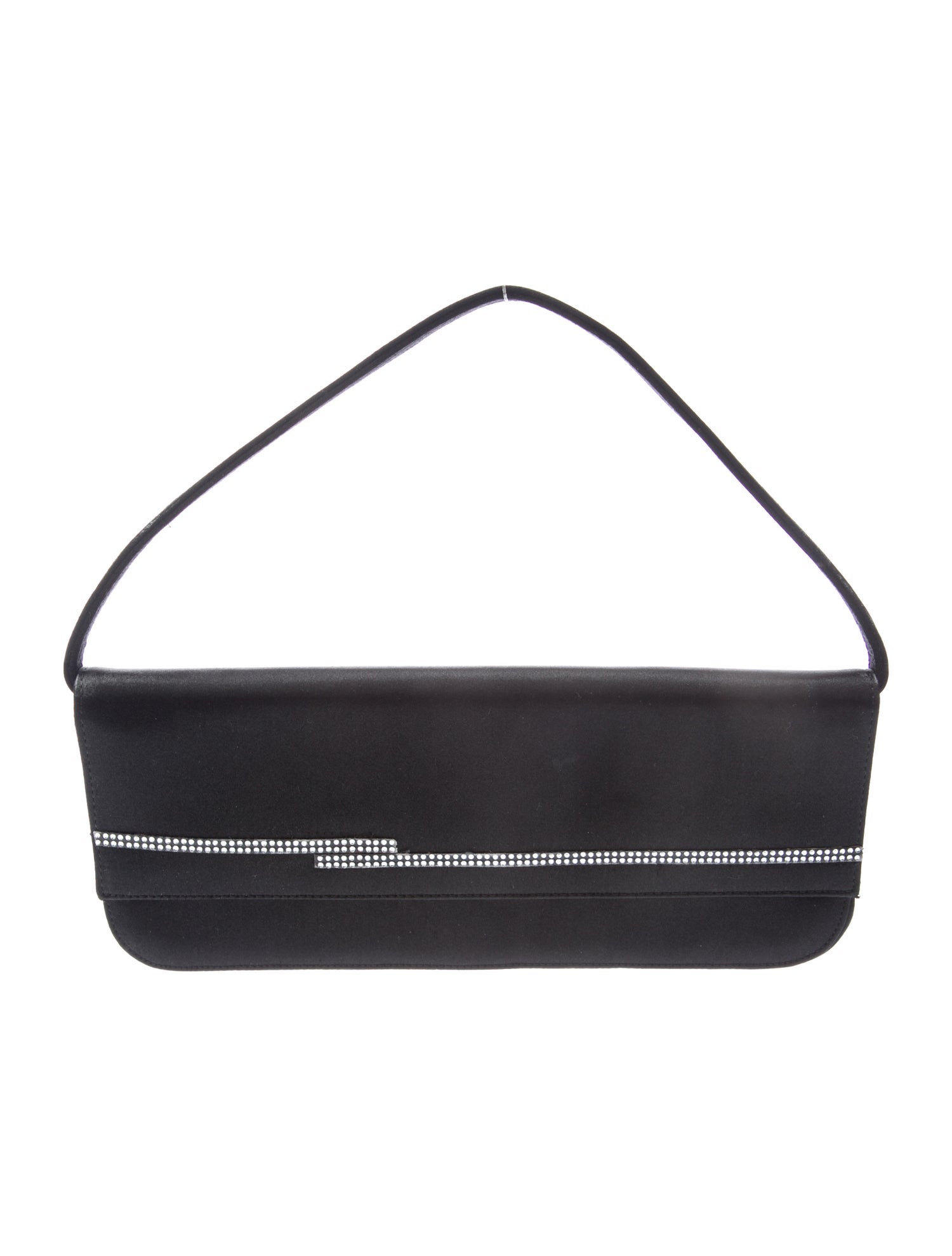 Stuart Weitzman Satin Top Handle Bag