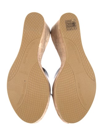 Stuart Weitzman Patent Leather Slides