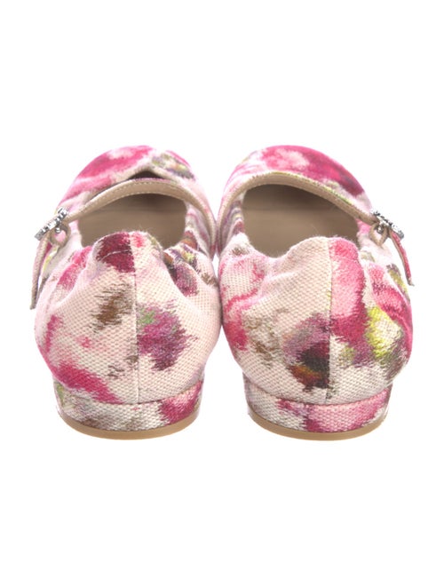 Stuart Weitzman Floral Print Ballet Flats