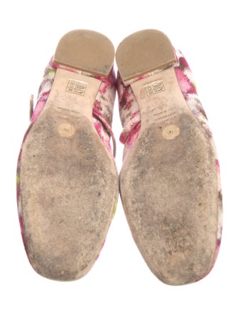 Stuart Weitzman Floral Print Ballet Flats