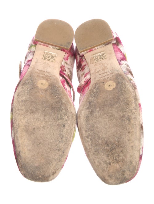 Stuart Weitzman Floral Print Ballet Flats