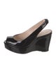 Stuart Weitzman Patent Leather Slingback Pumps
