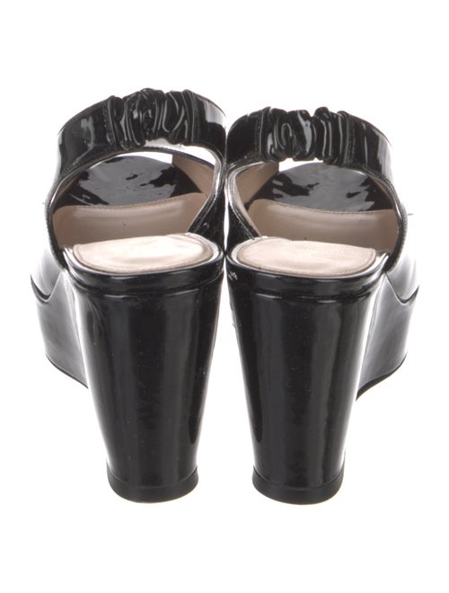 Stuart Weitzman Patent Leather Slingback Pumps