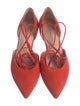 Stuart Weitzman Suede D'Orsay Flats