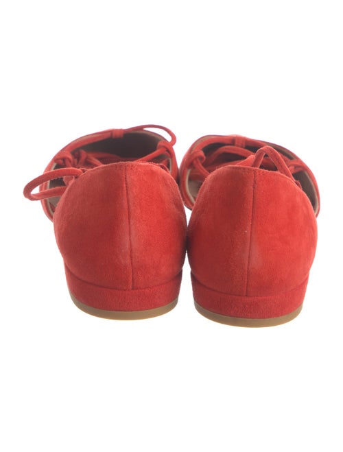 Stuart Weitzman Suede D'Orsay Flats