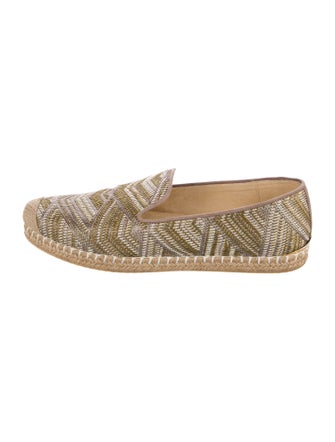 Stuart Weitzman Tweed Printed Espadrilles