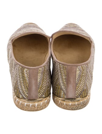 Stuart Weitzman Tweed Printed Espadrilles