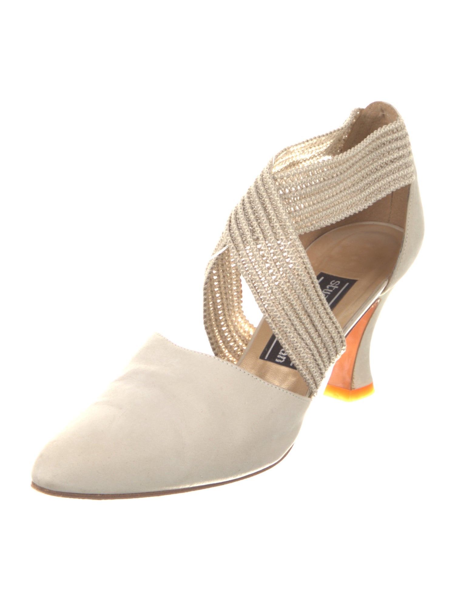 Stuart Weitzman Nubuck D'Orsay Pumps