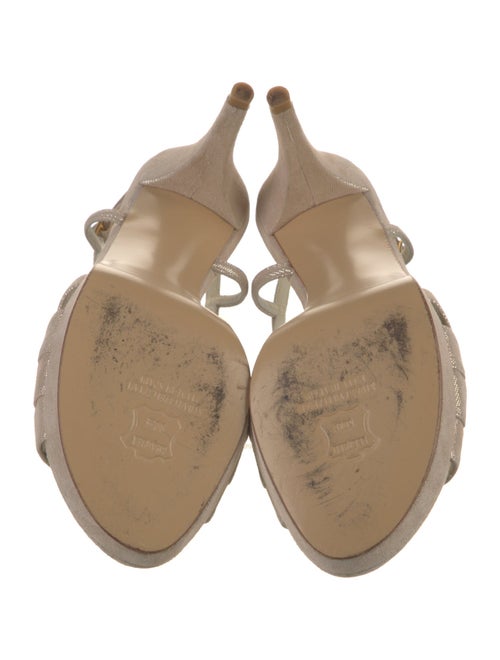 Stuart Weitzman Suede Slingback Sandals