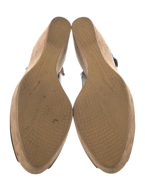 Stuart Weitzman Patent Leather Slingback Sandals