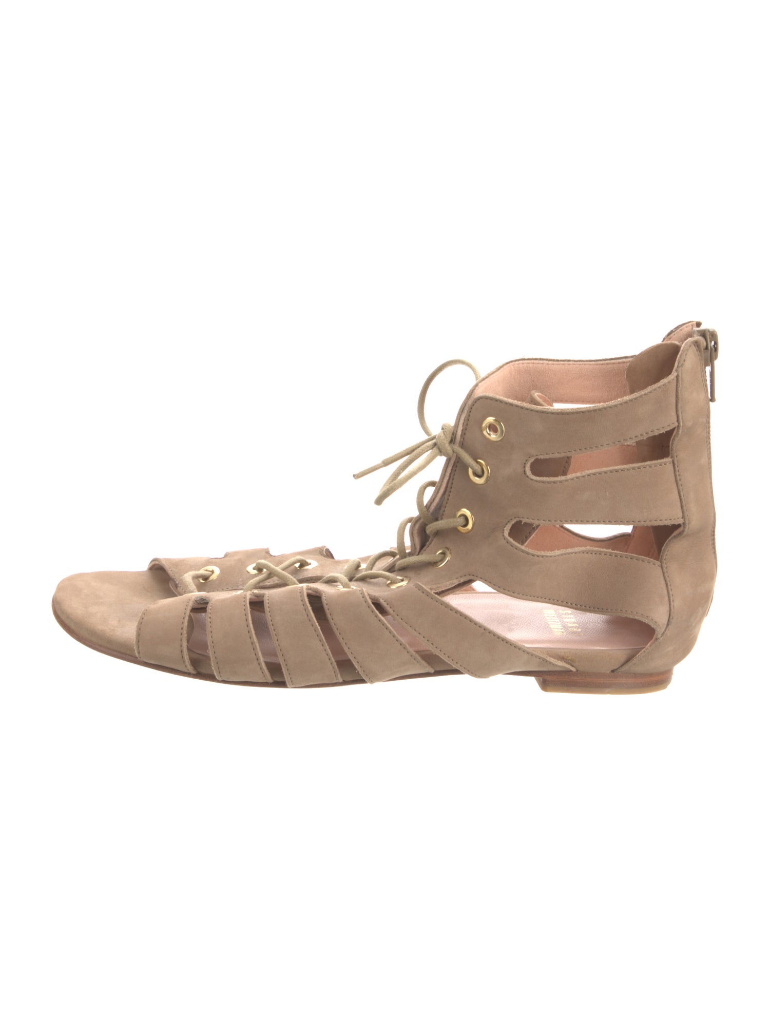 Stuart Weitzman Suede Gladiator Sandals