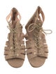 Stuart Weitzman Suede Gladiator Sandals