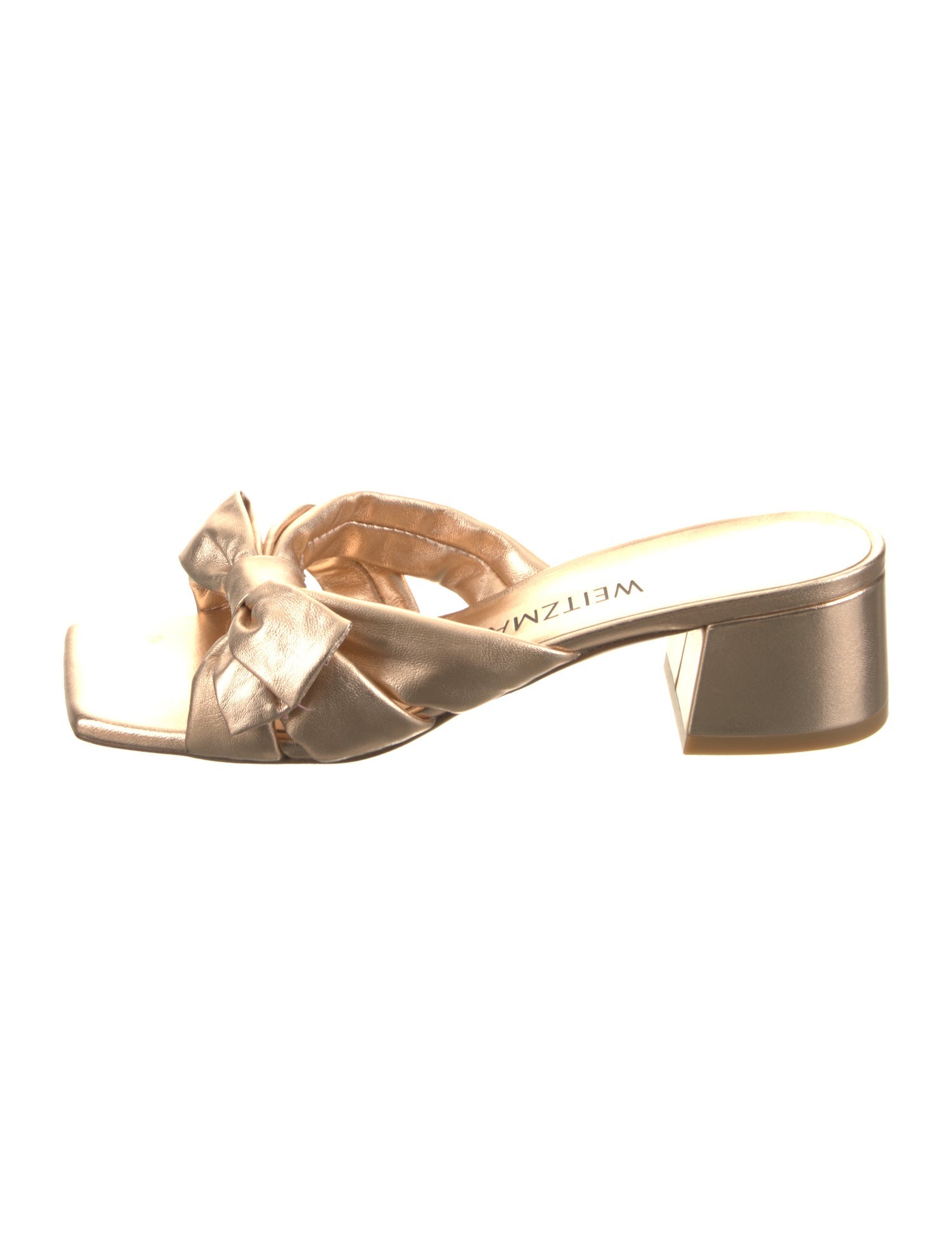 Stuart Weitzman Leather Slides