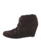 Stuart Weitzman Suede Lace-Up Boots