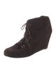Stuart Weitzman Suede Lace-Up Boots