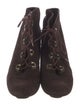 Stuart Weitzman Suede Lace-Up Boots