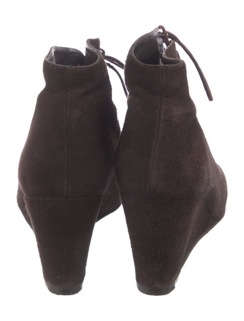 Stuart Weitzman Suede Lace-Up Boots