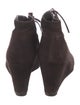 Stuart Weitzman Suede Lace-Up Boots