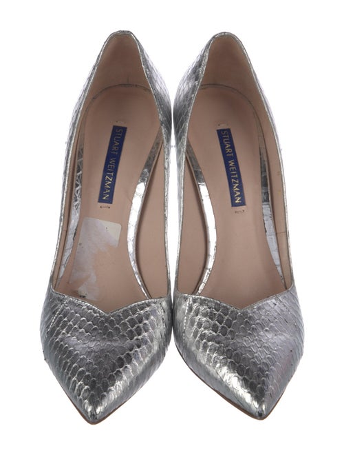 Stuart Weitzman Snakeskin Pumps