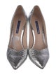 Stuart Weitzman Snakeskin Pumps