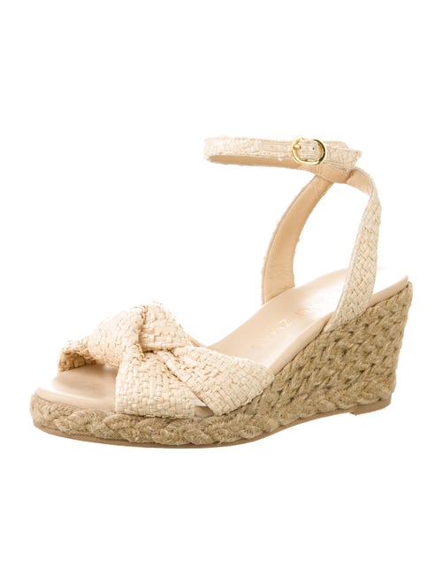 Stuart Weitzman Raffia Espadrilles