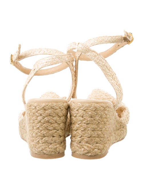 Stuart Weitzman Raffia Espadrilles