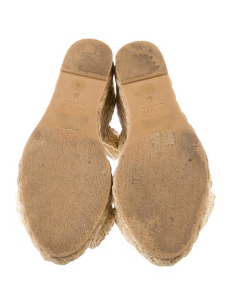 Stuart Weitzman Raffia Espadrilles