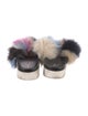 Stuart Weitzman Fur Slides