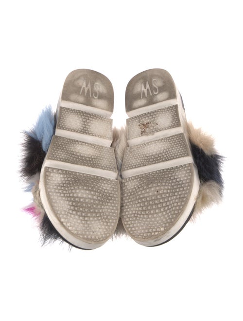 Stuart Weitzman Fur Slides