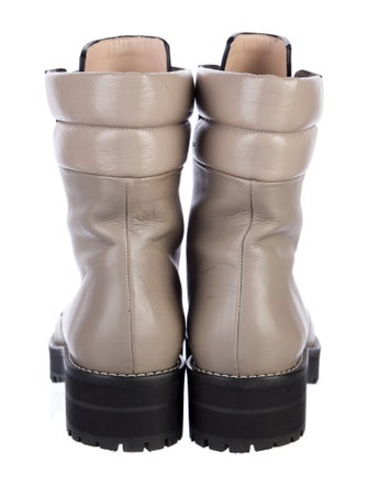 Stuart Weitzman Leather Combat Boots