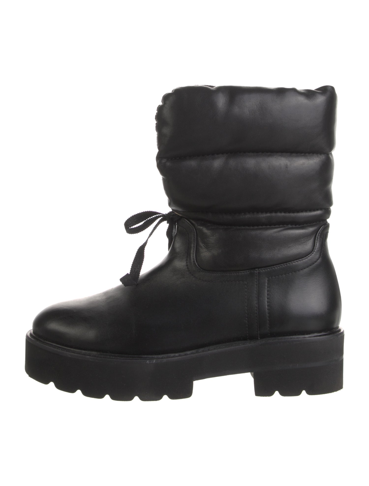 Stuart Weitzman Leather Combat Boots