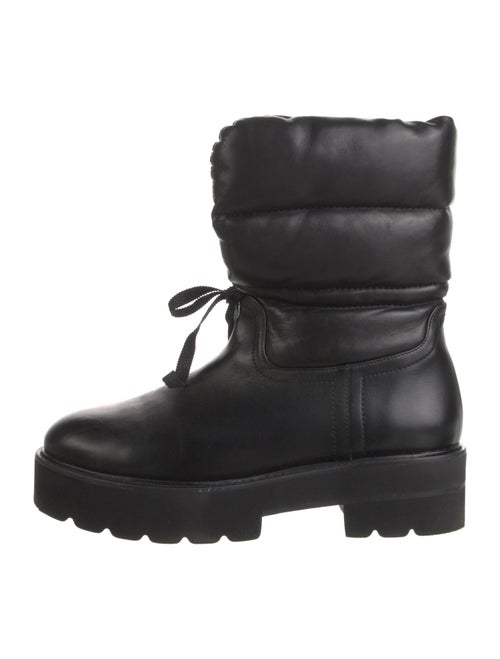 Stuart Weitzman Leather Combat Boots