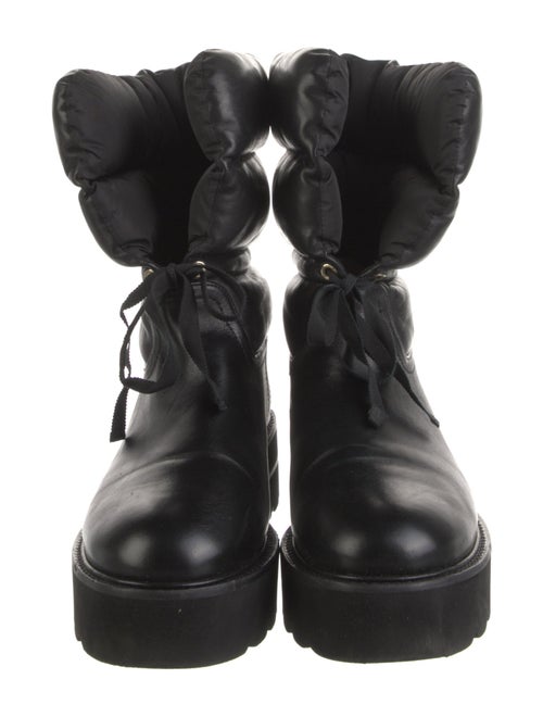 Stuart Weitzman Leather Combat Boots