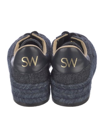 Stuart Weitzman Denim Sneakers