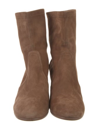 Stuart Weitzman Suede Sock Boots